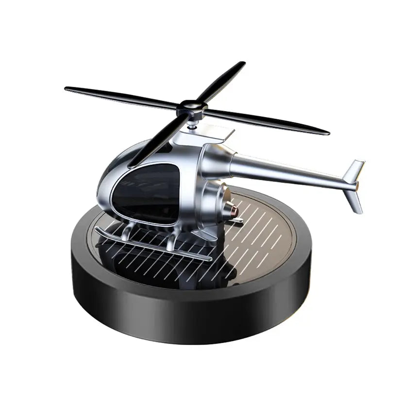 Solar Rotating Car Air Freshener – Auto-Spin Perfume Ornament with Essential Oil