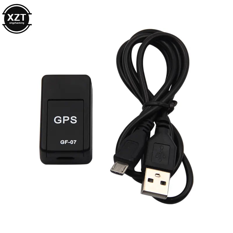 Mini GPS Car Tracker GF-07 – Real Time Tracking Anti-Theft Locator with Strong Magnetic Mount