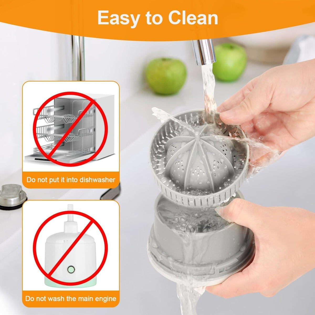 Wireless Electric Juicer – Portable USB Rechargeable