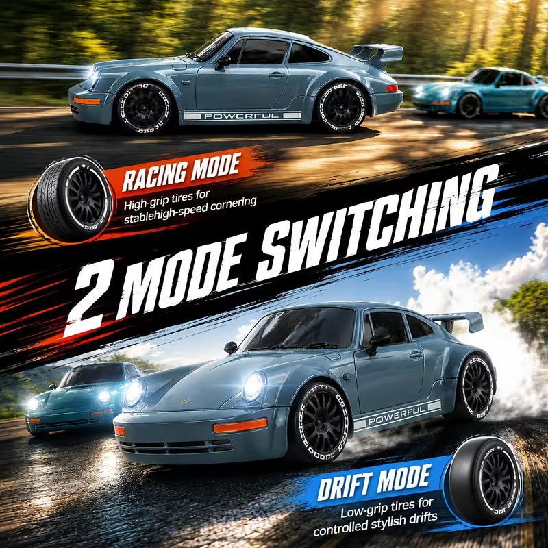 1:20 Scale 4WD RC Drift Car with LED Lights