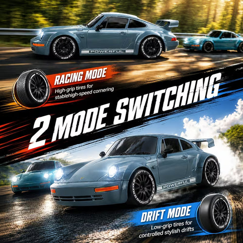 1:20 Scale 4WD RC Drift Car with LED Lights