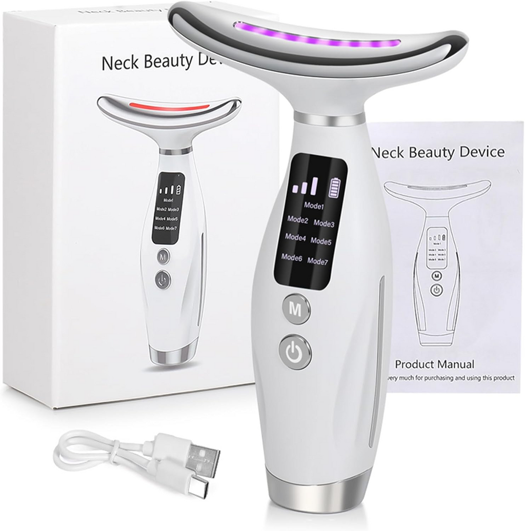7-in-1 LED Face & Neck Beauty Device