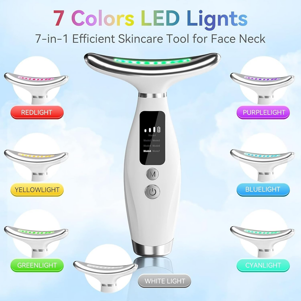 7-in-1 LED Face & Neck Beauty Device