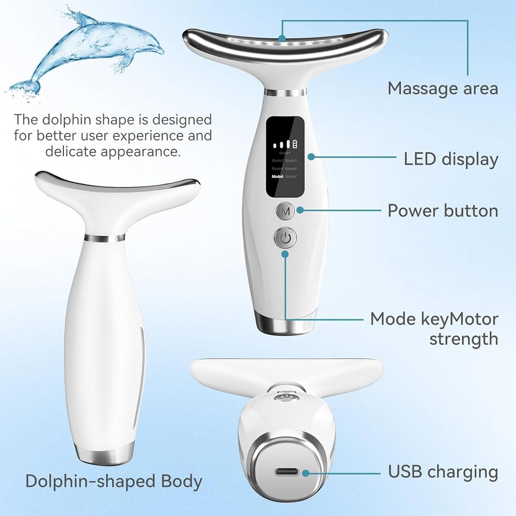 7-in-1 LED Face & Neck Beauty Device