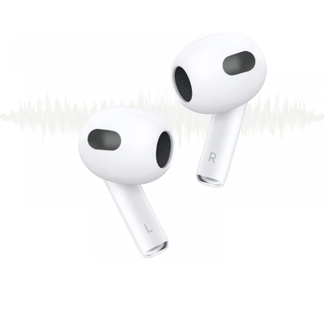 AirPods 3rd Generation – Personalised Spatial Audio, Voice Isolation & Lightning/USB-C Case
