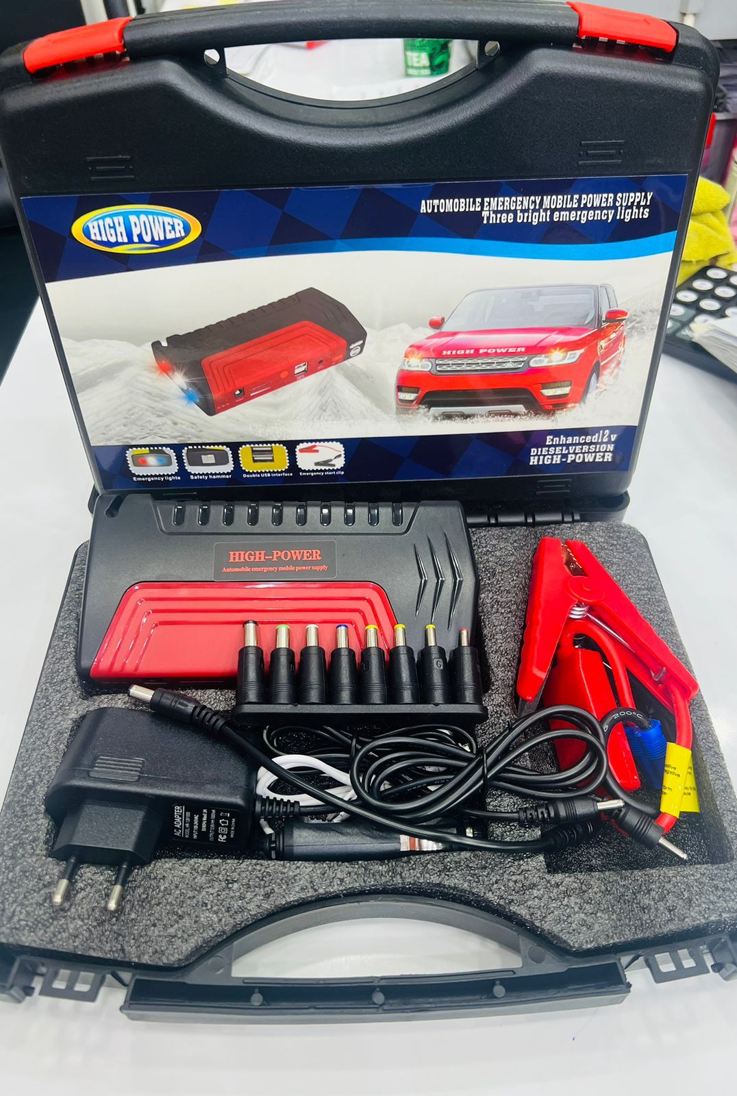 50800mAh Portable Car Battery Jump Starter – Automobile Power Bank