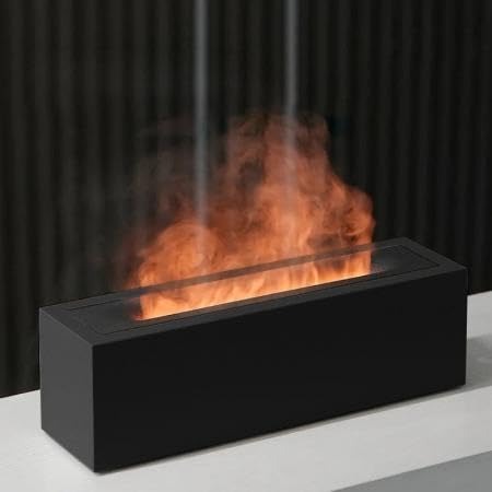 Flame Effect Ultrasonic Aromatherapy Essential Oil Diffuser & Humidifier