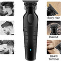 Professional DLC Hair Trimmer – 7500 RPM Zero Gap T-Blade Cordless Trimmer