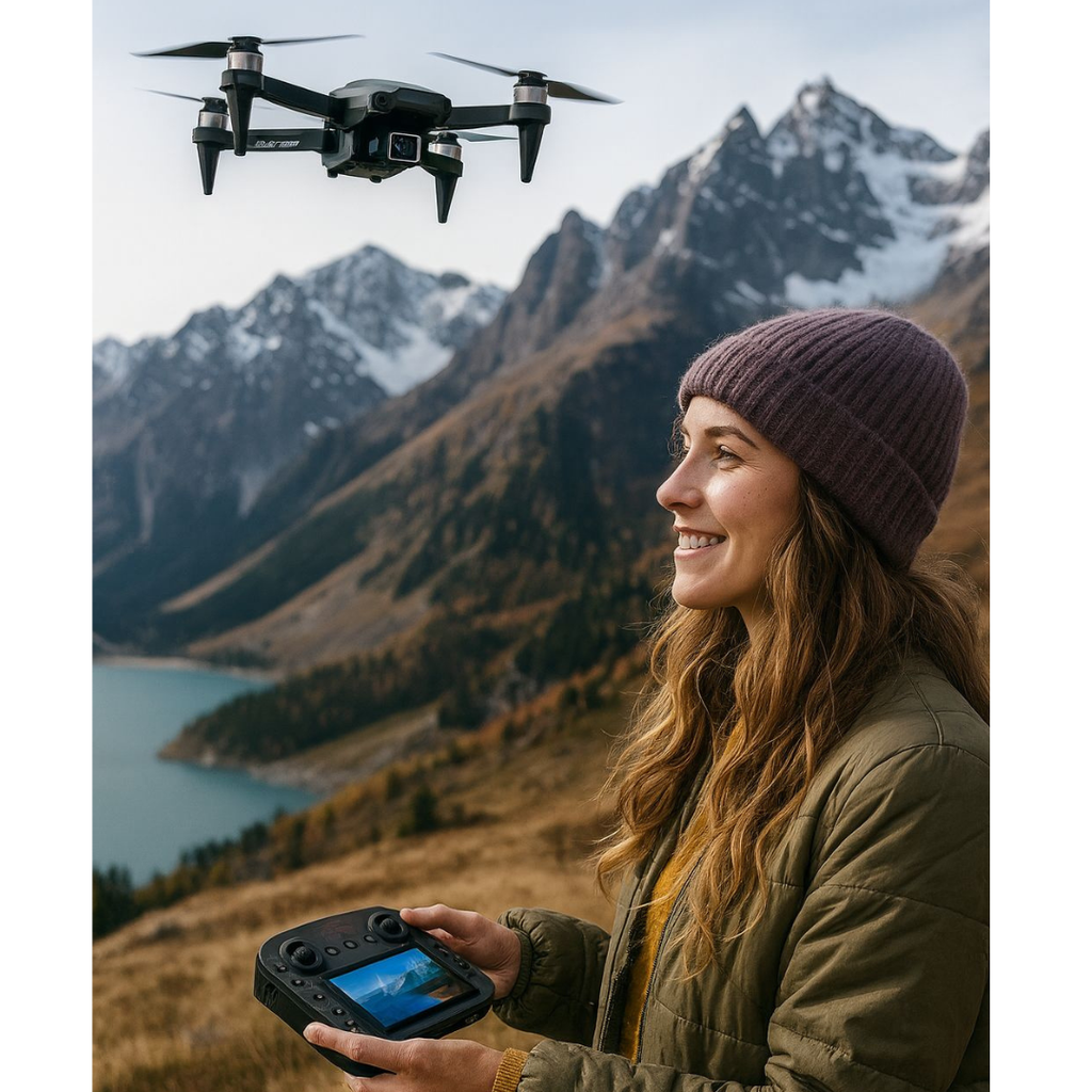 HD Camera Drone with 360° Flips, Gesture Control & Optical Flow Hover