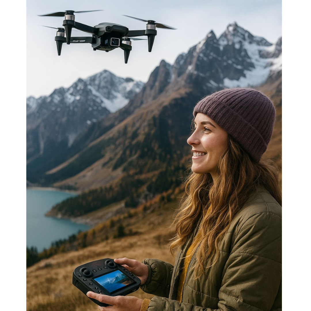 HD Camera Drone with 360° Flips, Gesture Control & Optical Flow Hover