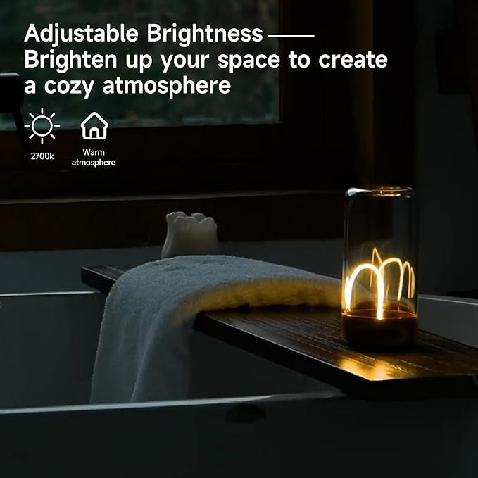 AUGE LIGHT Portable Magnetic Filament LED Table Lamp – Rechargeable Night Light