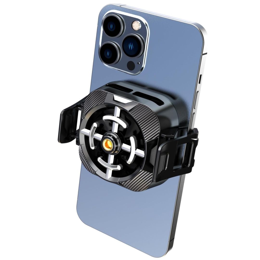 RGB Phone Cooler Radiator – Semiconductor Cooling Fan for Gaming & Live Streaming