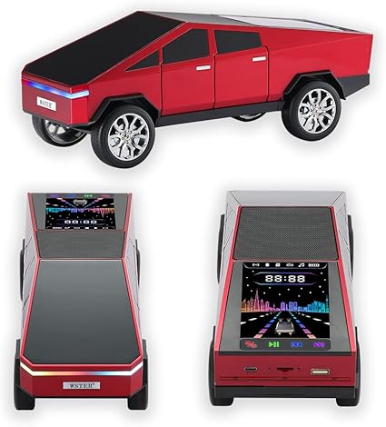 WS-580 Futuristic Truck Bluetooth Speaker with LED Party Lights