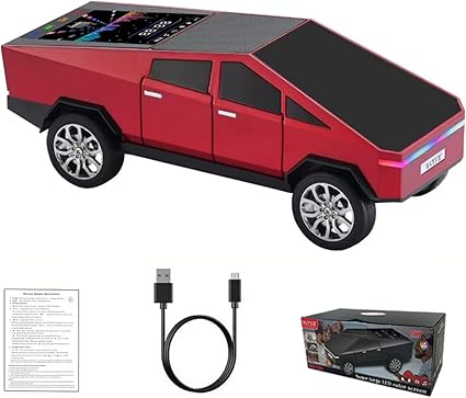 WS-580 Futuristic Truck Bluetooth Speaker with LED Party Lights
