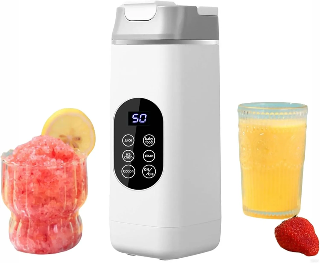 Portable Blender with 4 Smart Modes, 12-Blade Motor & Ice Retention