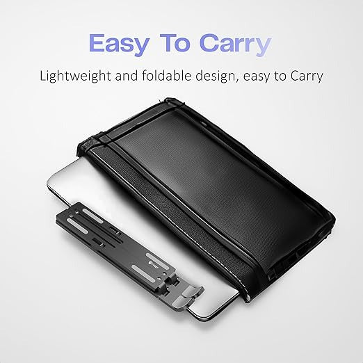 Aluminium Alloy Foldable Laptop Stand – 6-Angle Adjustable