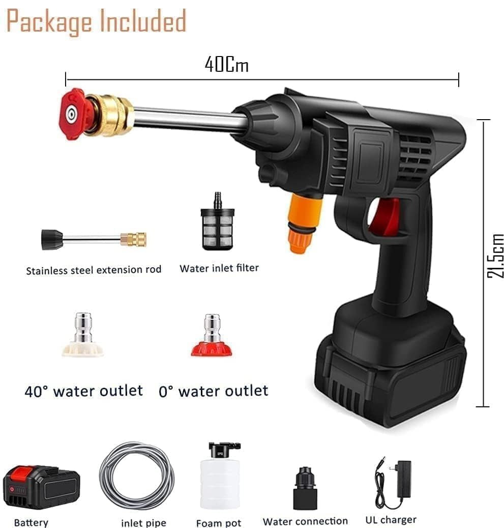 Cordless High-Pressure Washer – Dual 48V 12000mAh Battery