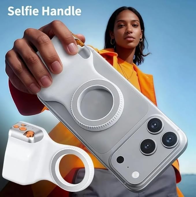 Premium Magnetic Phone Camera Grip with Bluetooth Shutter