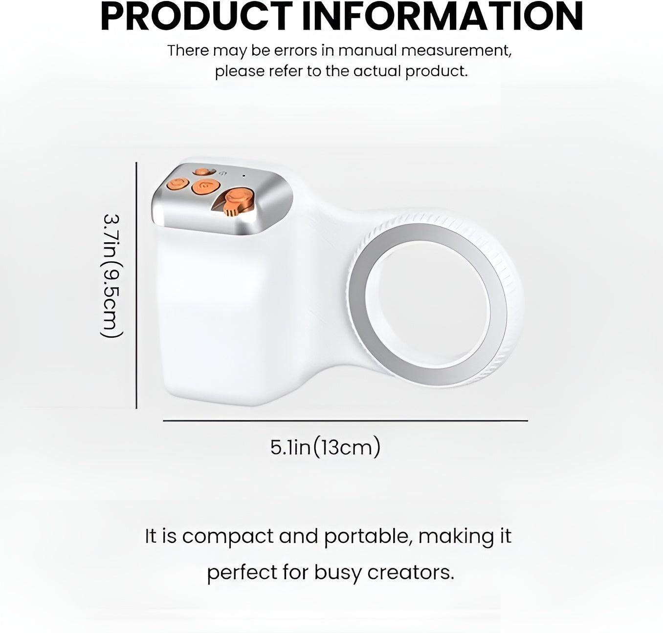 Premium Magnetic Phone Camera Grip with Bluetooth Shutter
