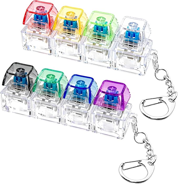 Keyboard Fidget Toy Keychain