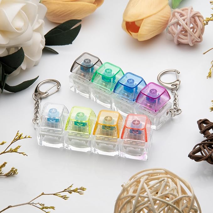 Keyboard Fidget Toy Keychain