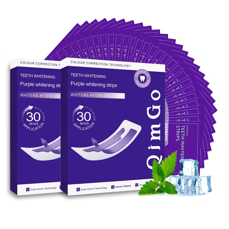 Purple Teeth Whitening Strips – 14 Sets