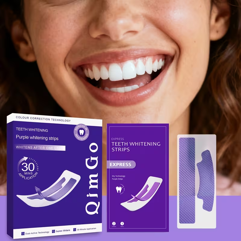 Purple Teeth Whitening Strips – 14 Sets