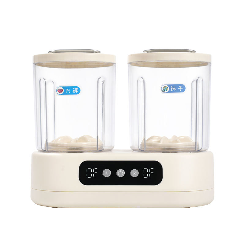 Portable Mini Washing Machine with Dual Tubs & Digital Display
